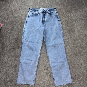 High waisted mom jeans